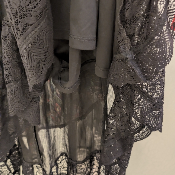 Royal Bones Black Lace Midi Dress - Picture 9 of 12